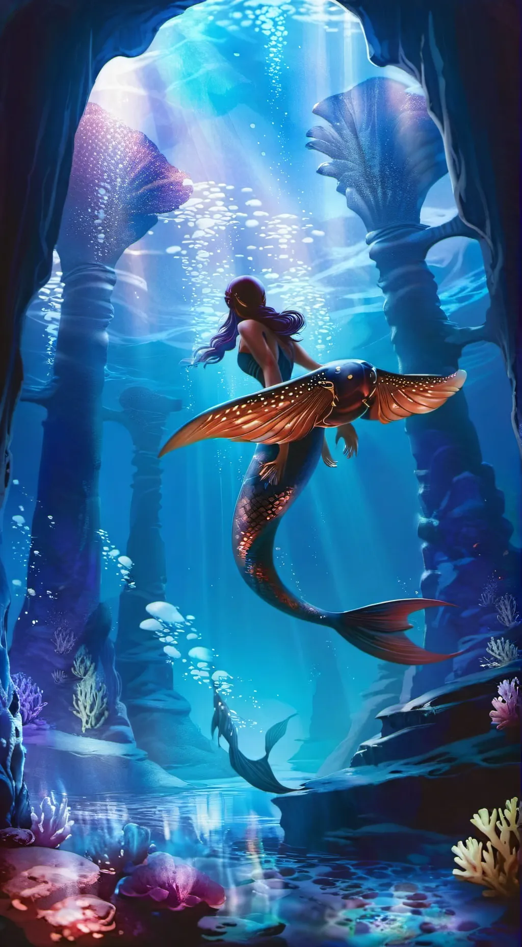 ai character: Reino das sereias background