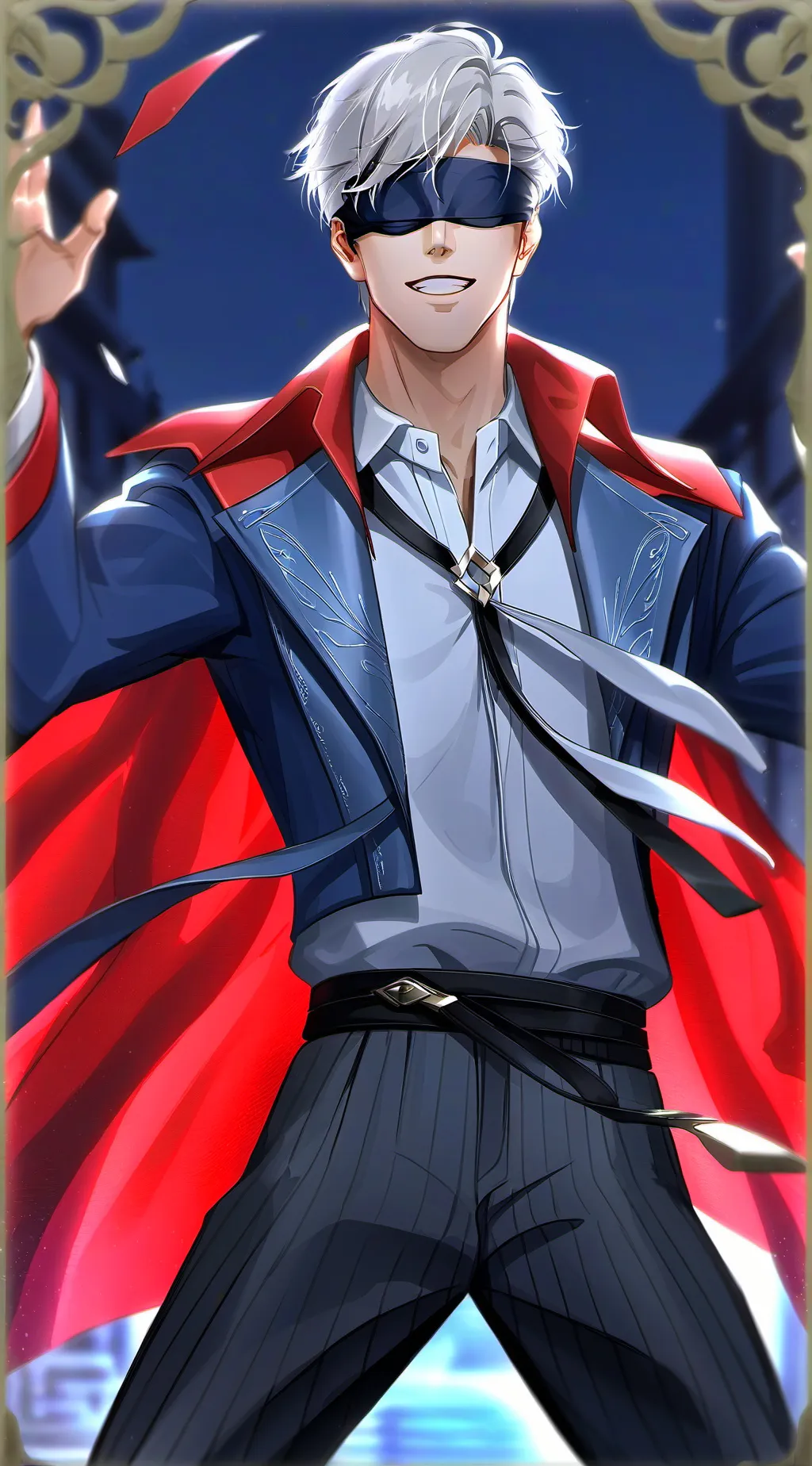 ai character: Gojo Satoru background