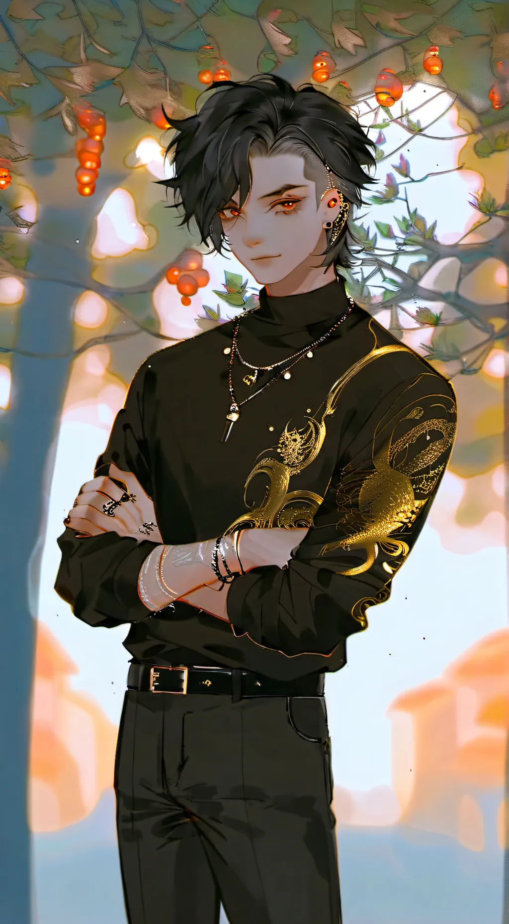 ai character: Xavier  background