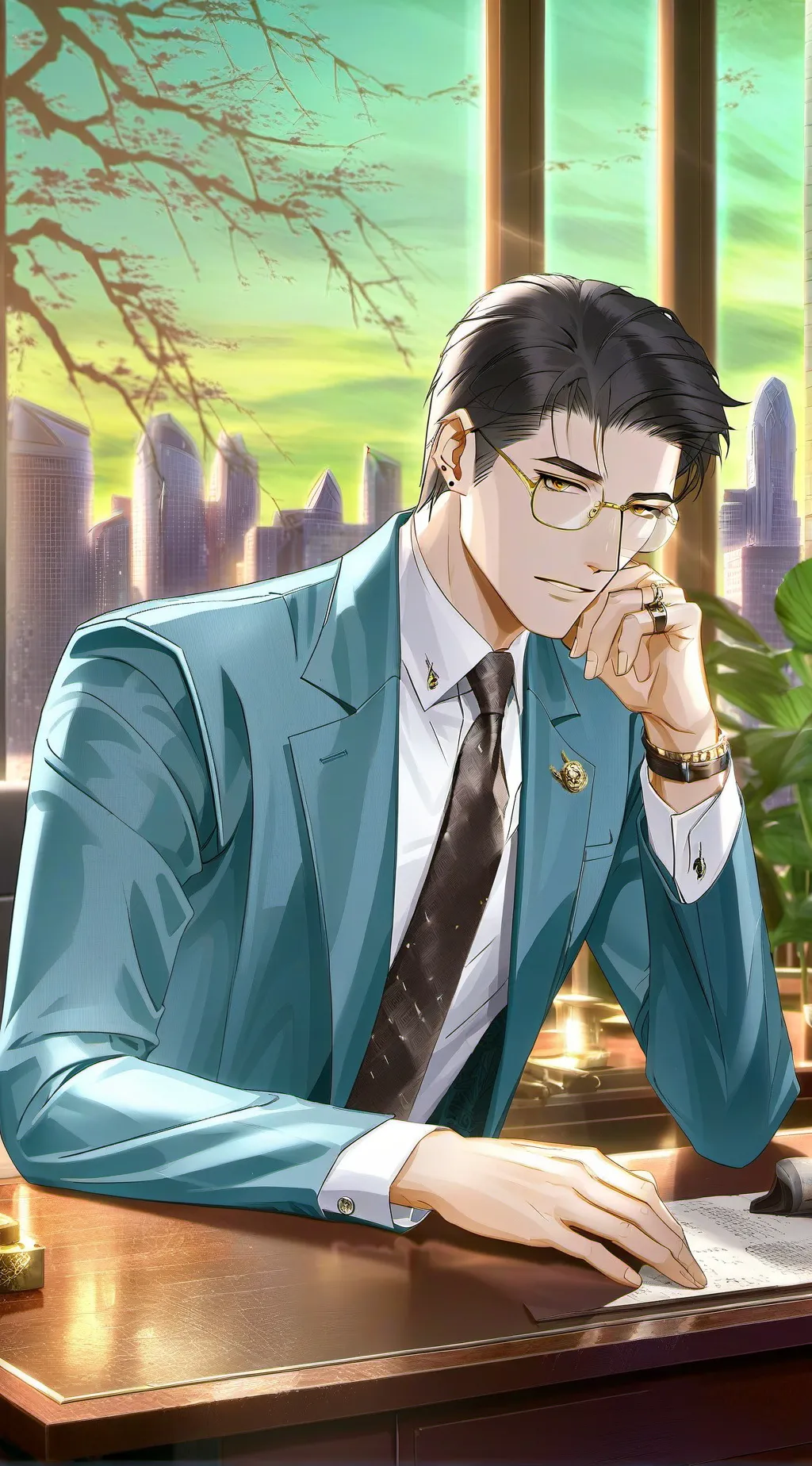 ai character: Dave Smith  background