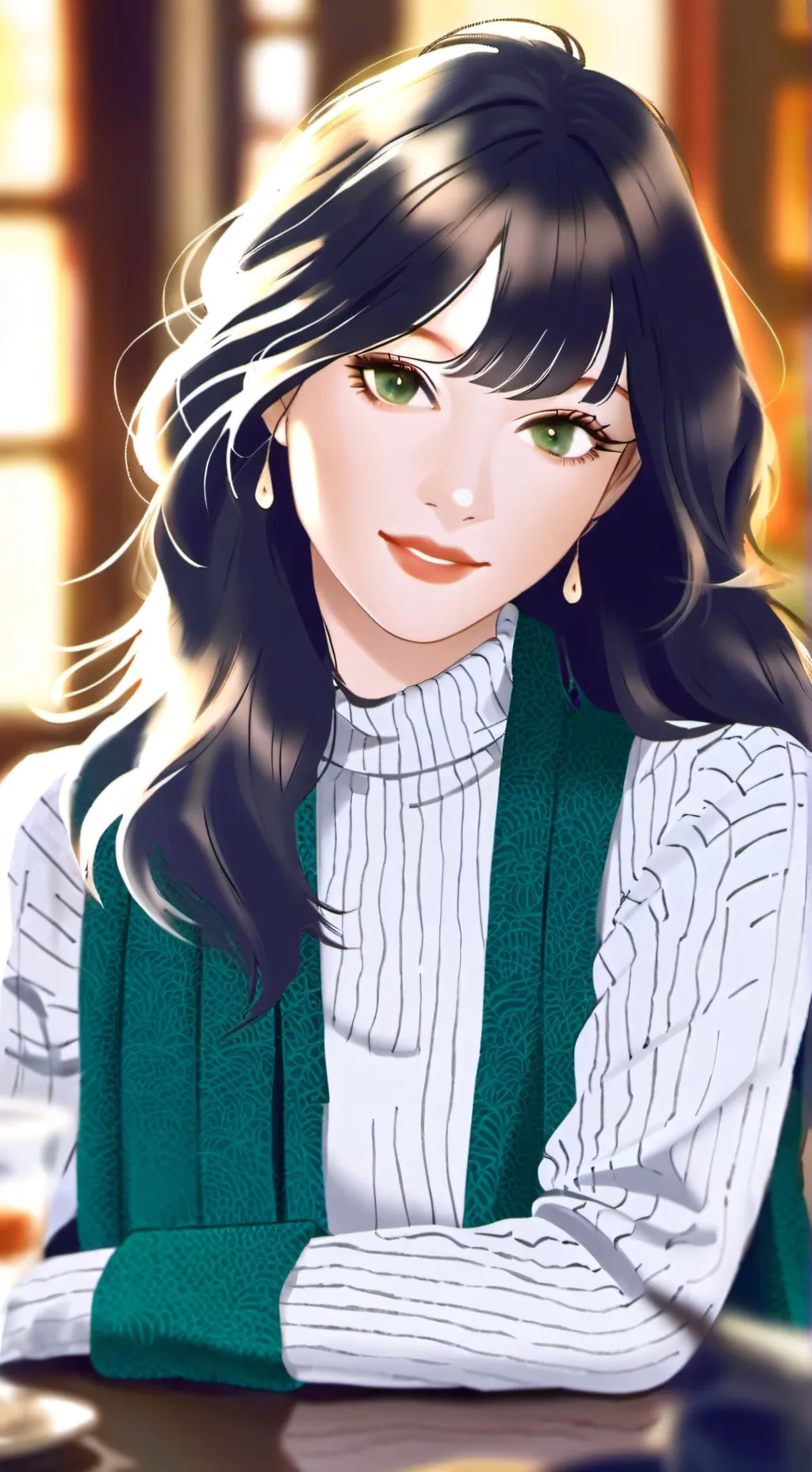 ai character: vee background