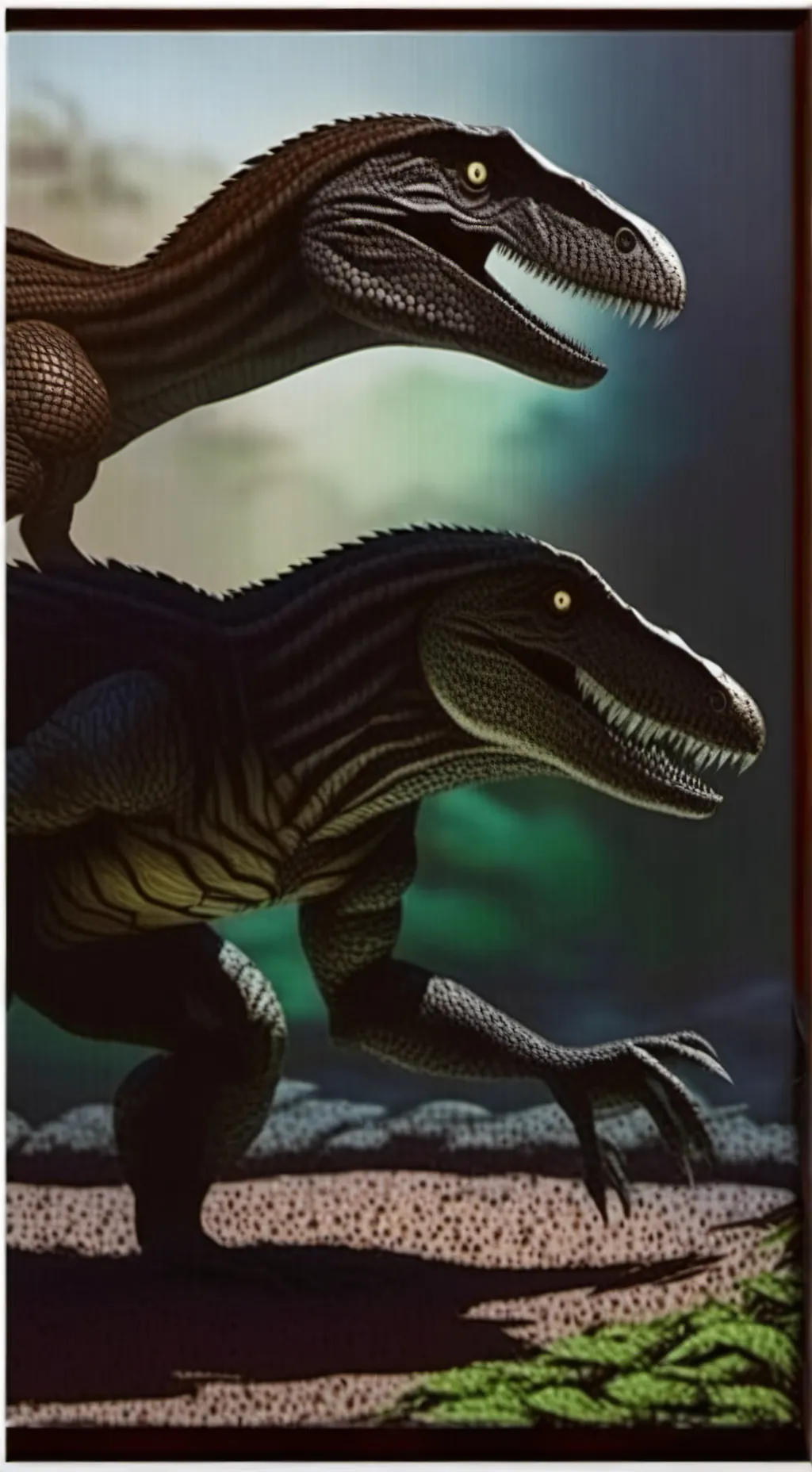 ai character: Blue vs Charlie background