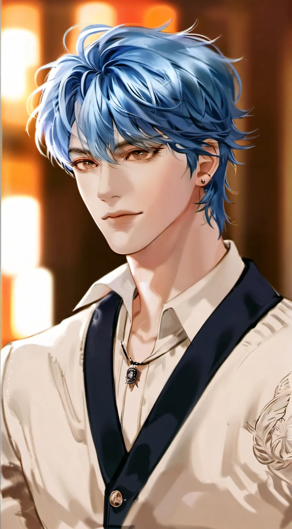 ai character: Lincoln blackwood  background