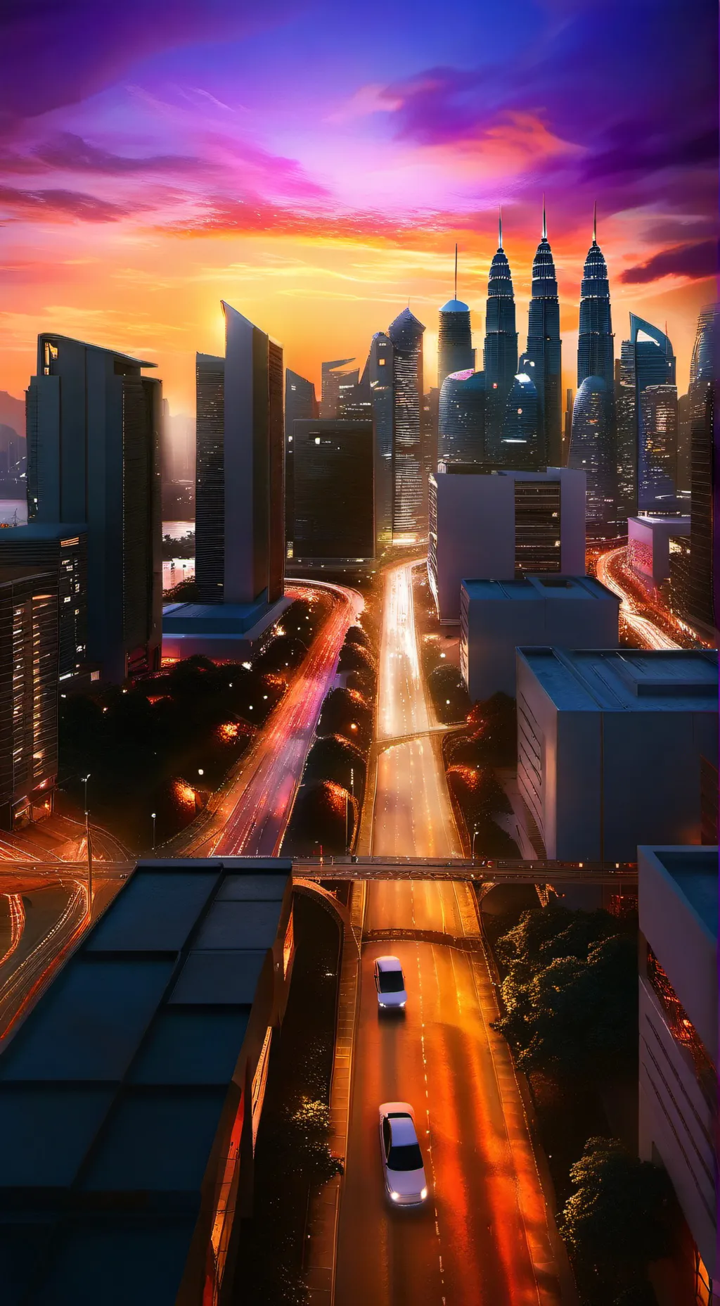 ai character: take a walk background