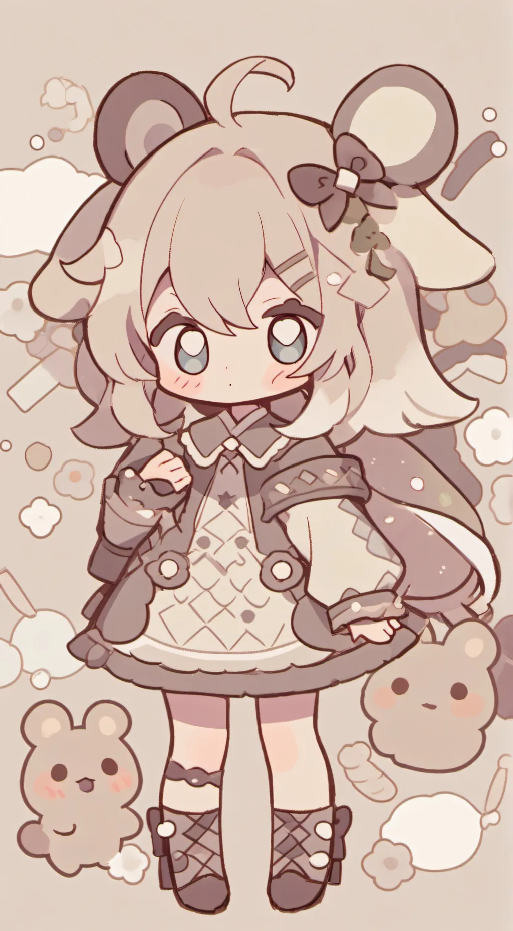 ai character: Yandare Mr happy background