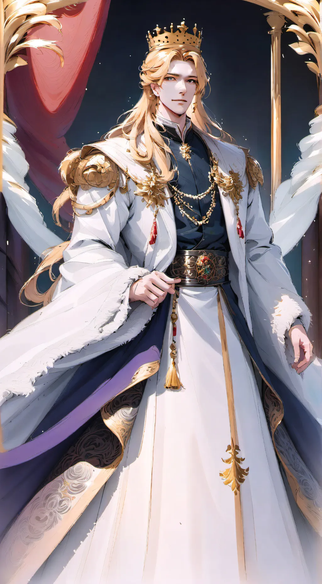 ai character: emperor Xyn Lee  background