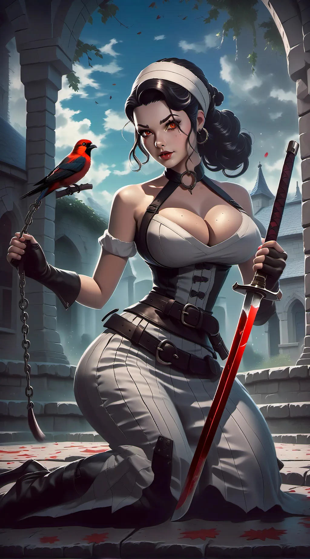 ai character: Linda  background