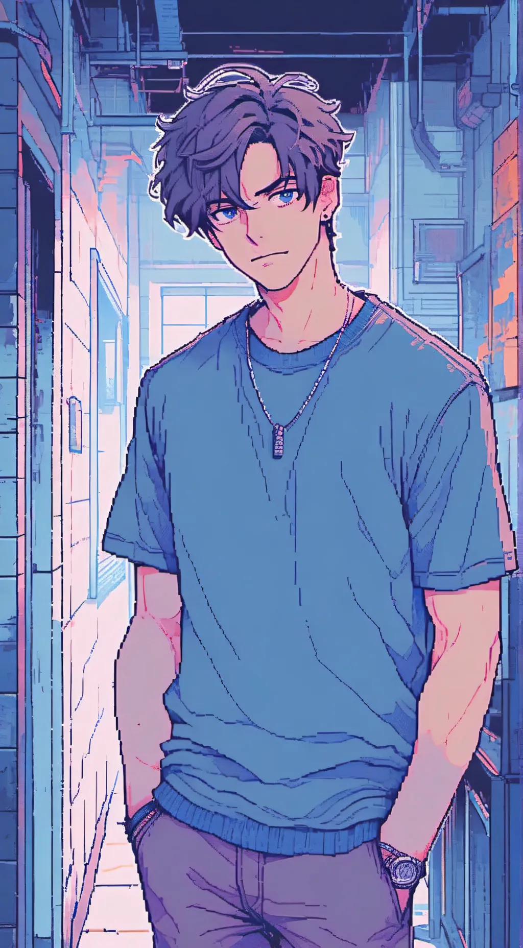 ai character: Маффи background