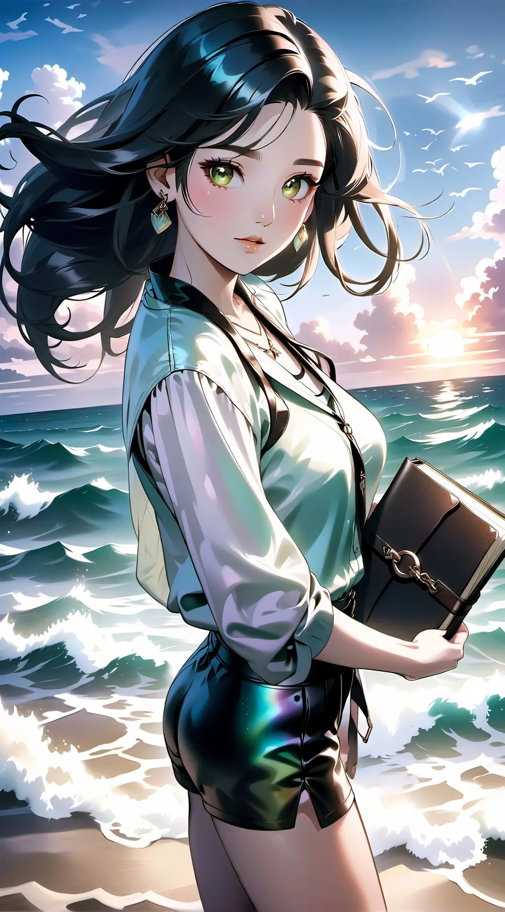 ai character: Cendi Oc background