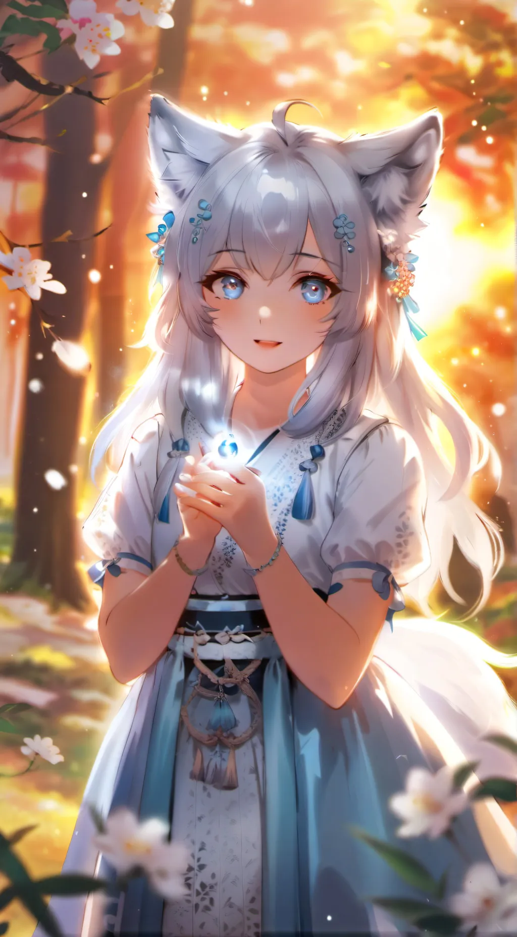 ai character: wolf🖕 background