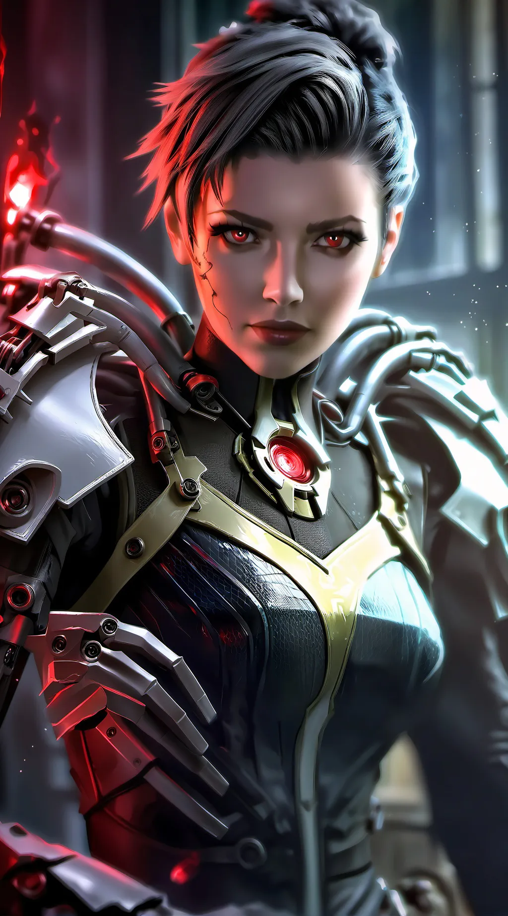 ai character: Lucia Demoni background