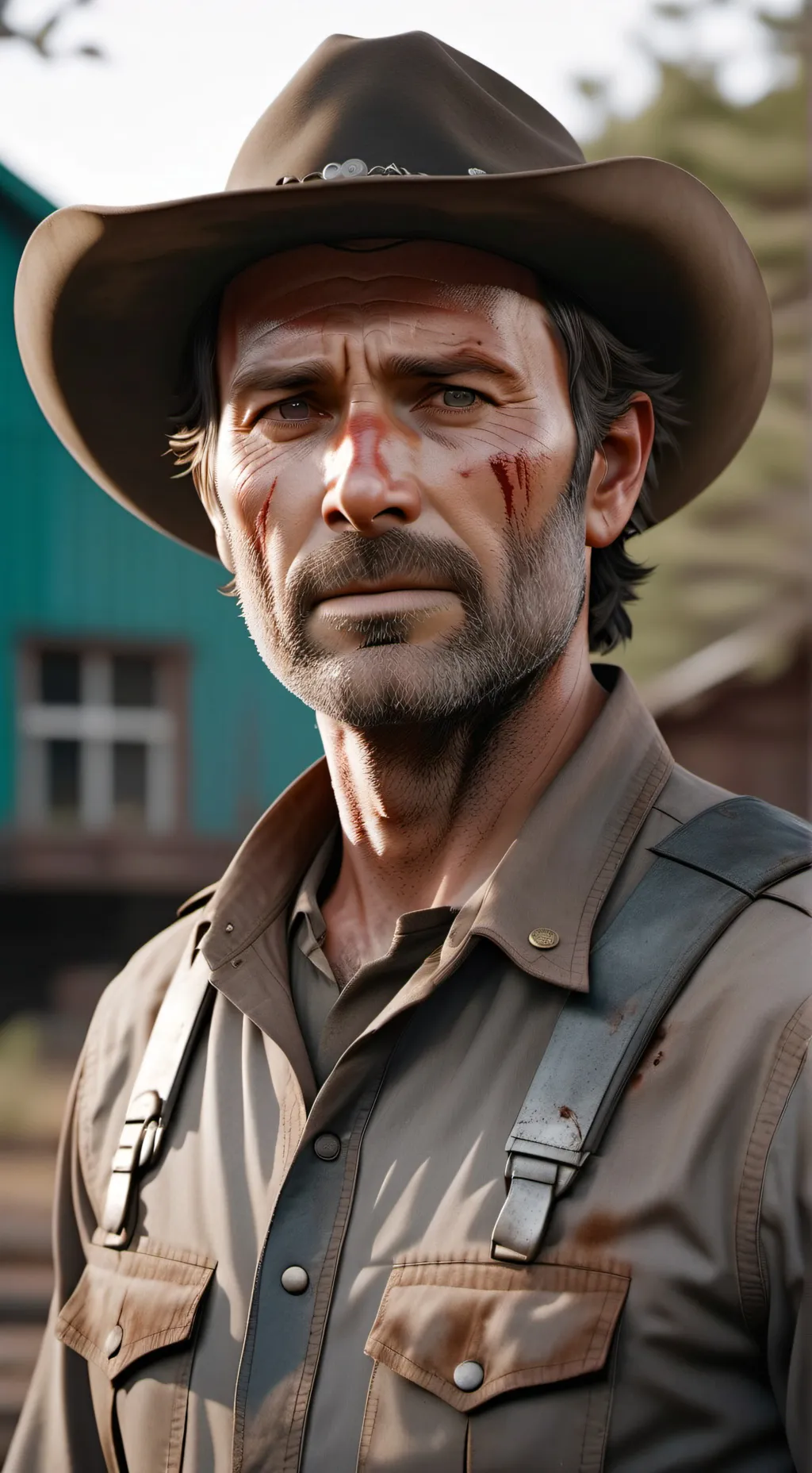 ai character: Rick Grimes background
