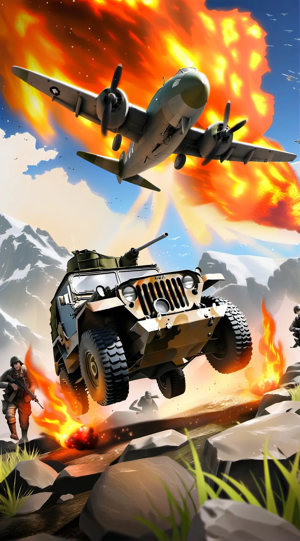 ai character: WW2 background