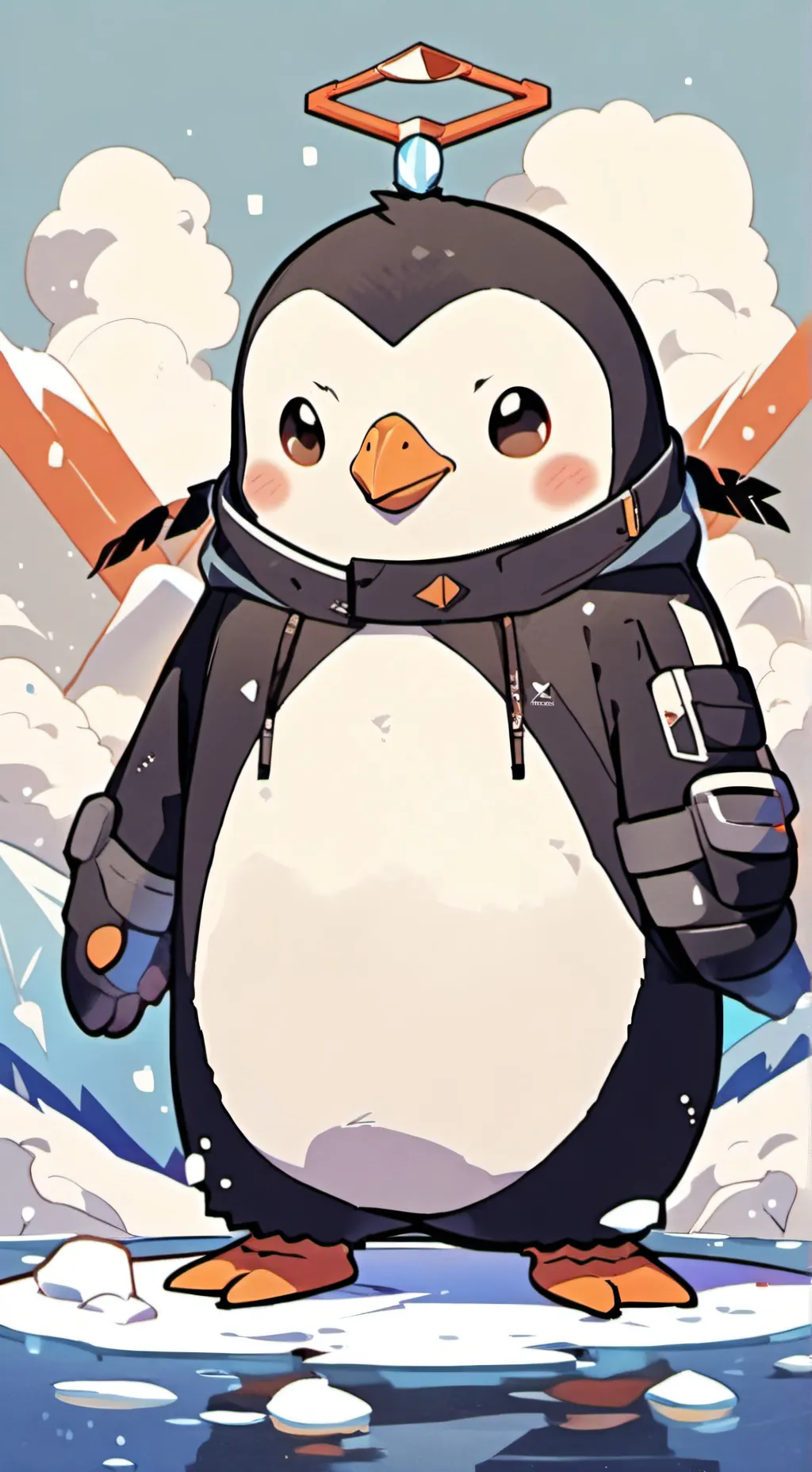 ai character: SPenguin background