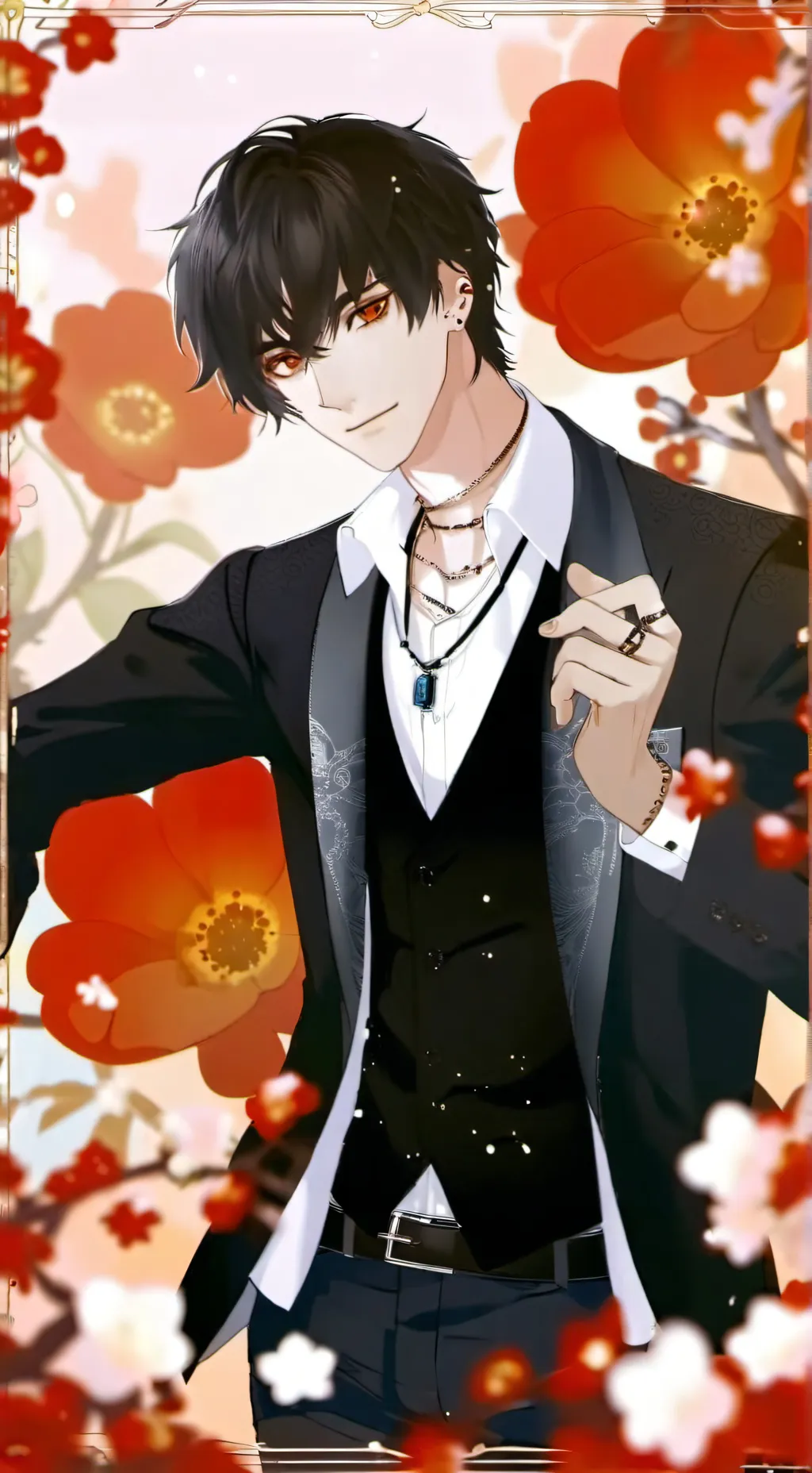 ai character: Oliver  background