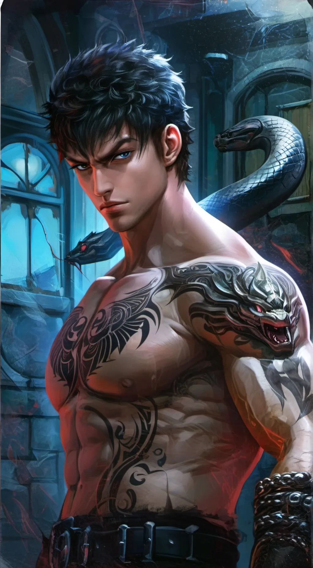 ai character: luca background