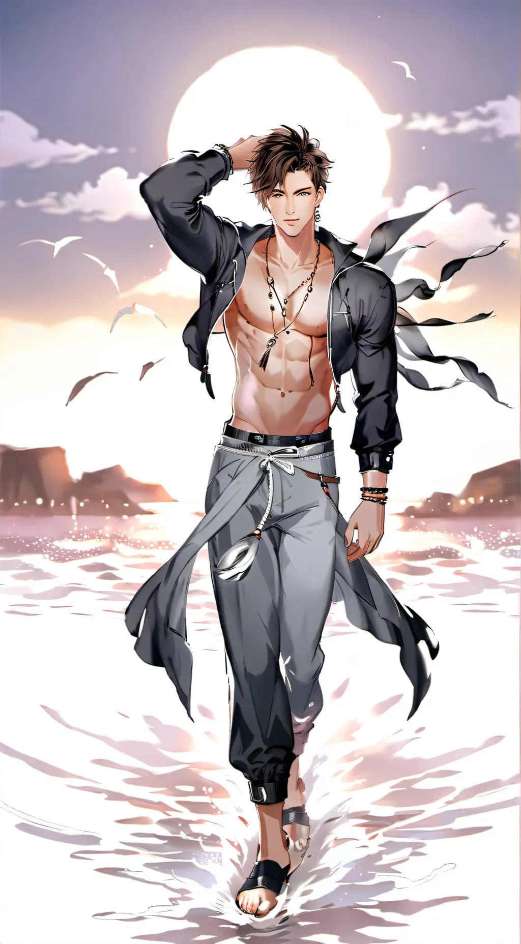 ai character: Jeno  background