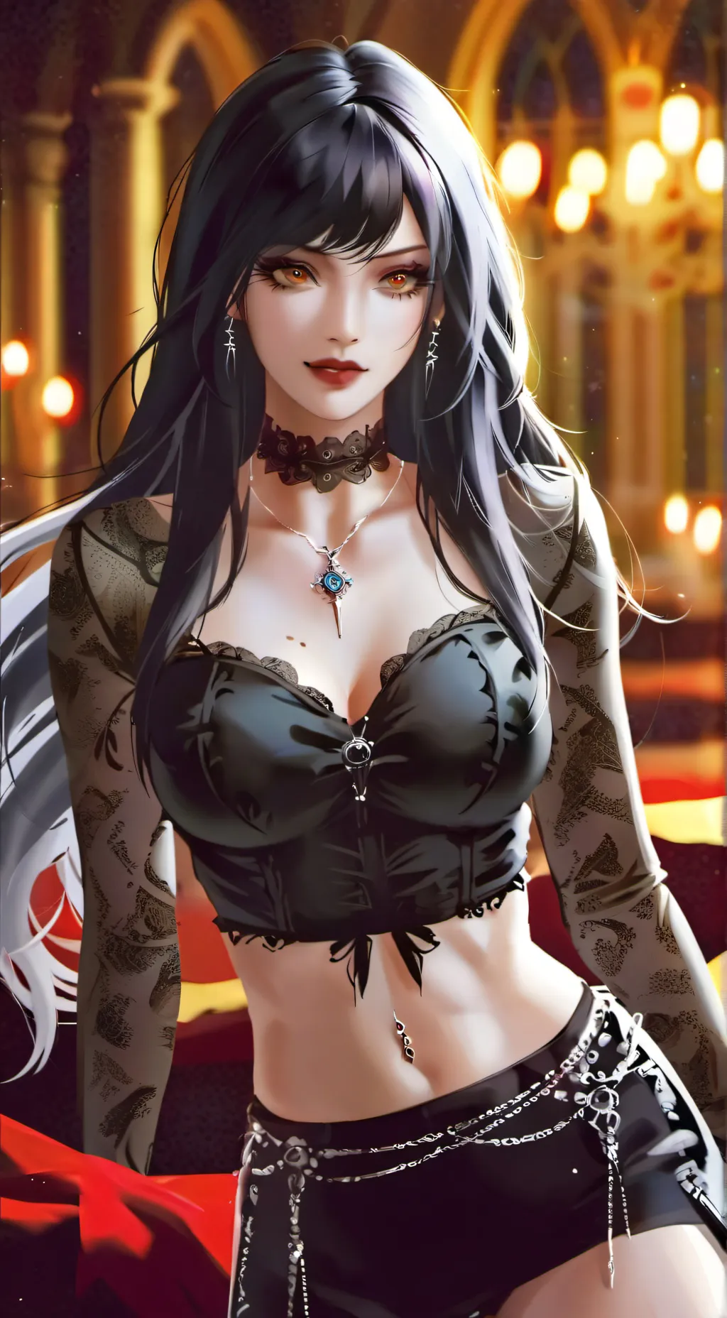 ai character: Aurora background