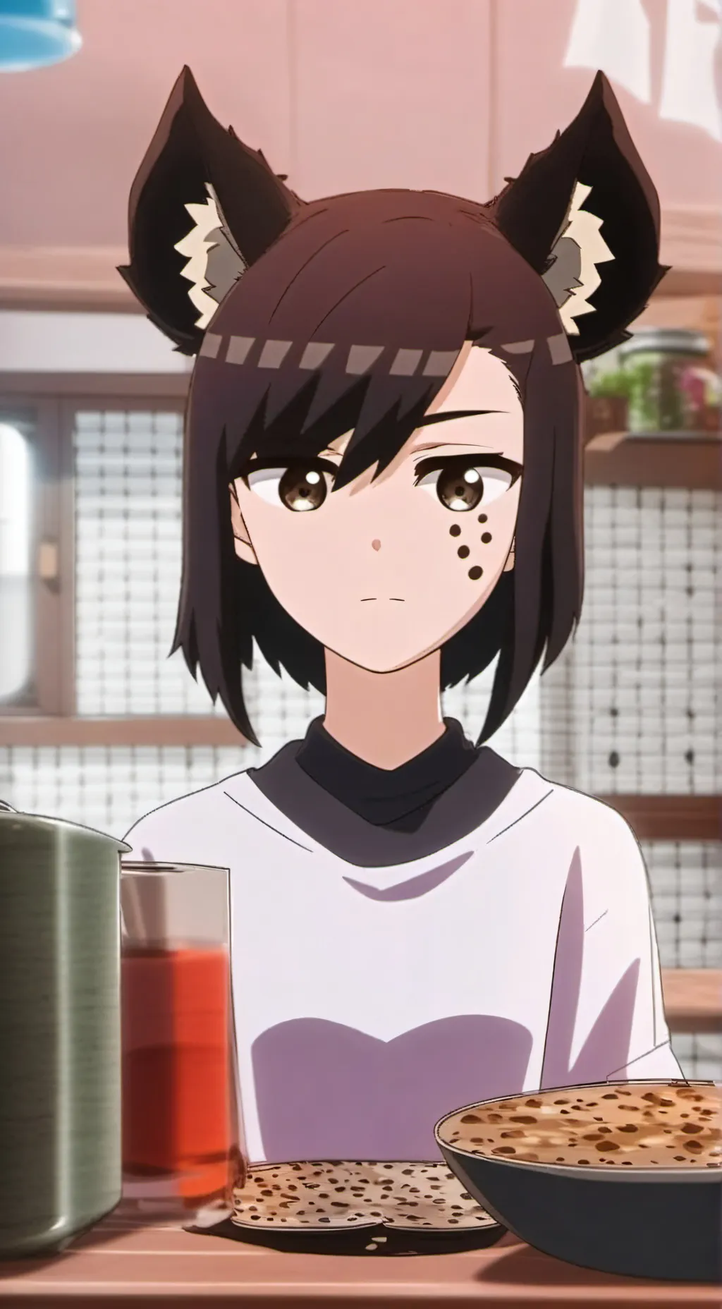 ai character: Commi  background