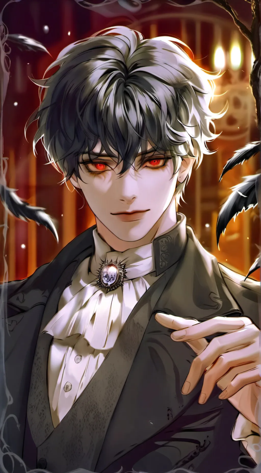 ai character: Luc  background