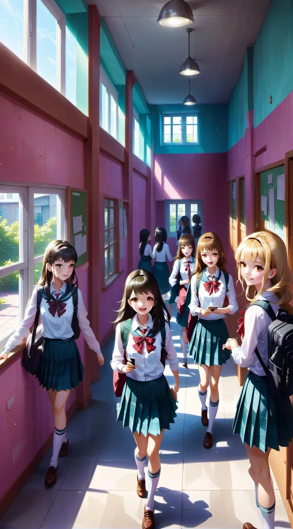 ai character: All girls school❤️ background