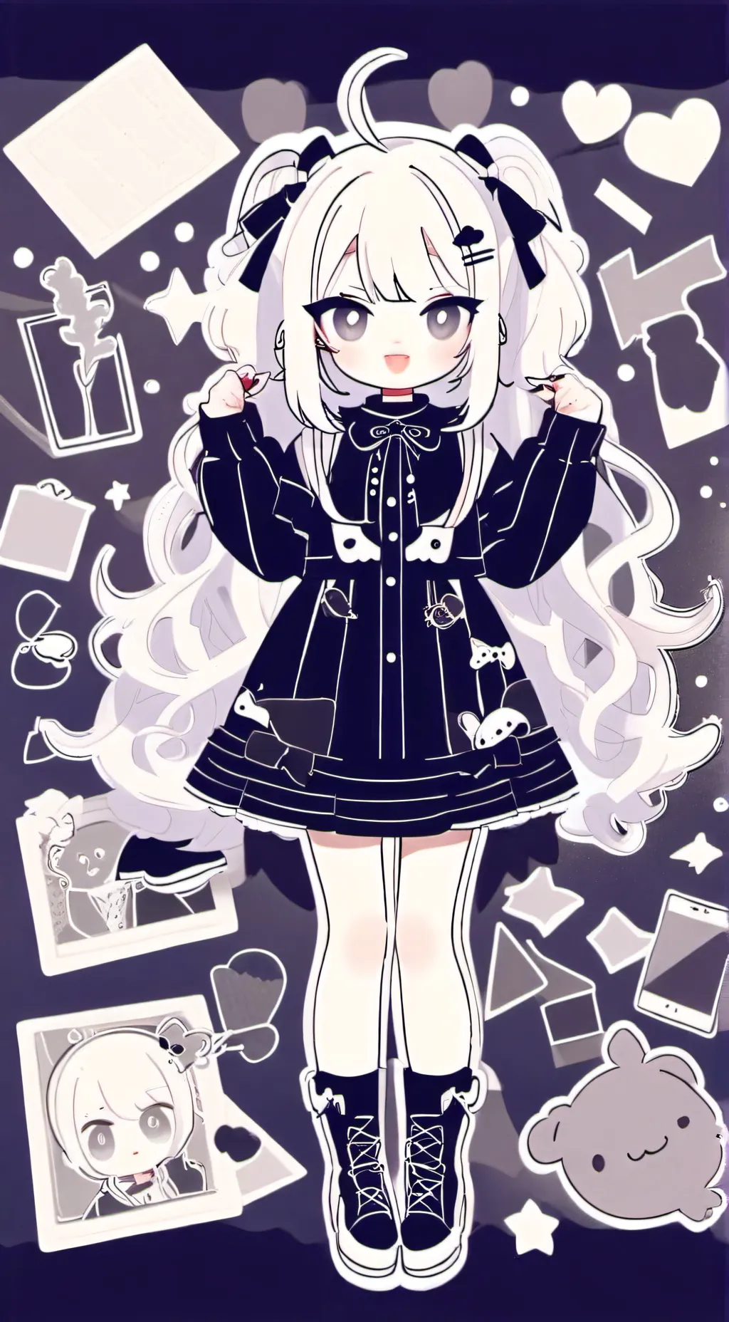 ai character: Pick me girl  background