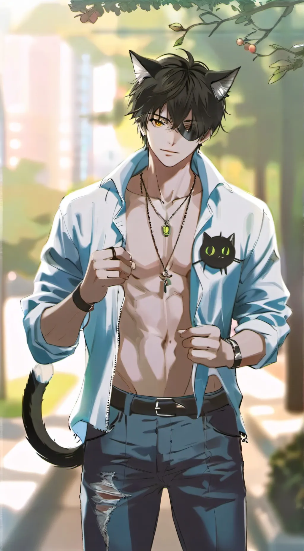 ai character: Femboy background