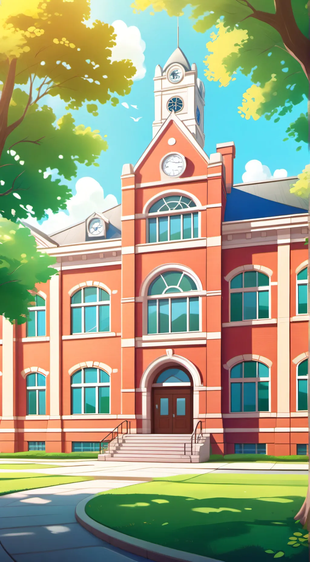 ai character: My School!! background