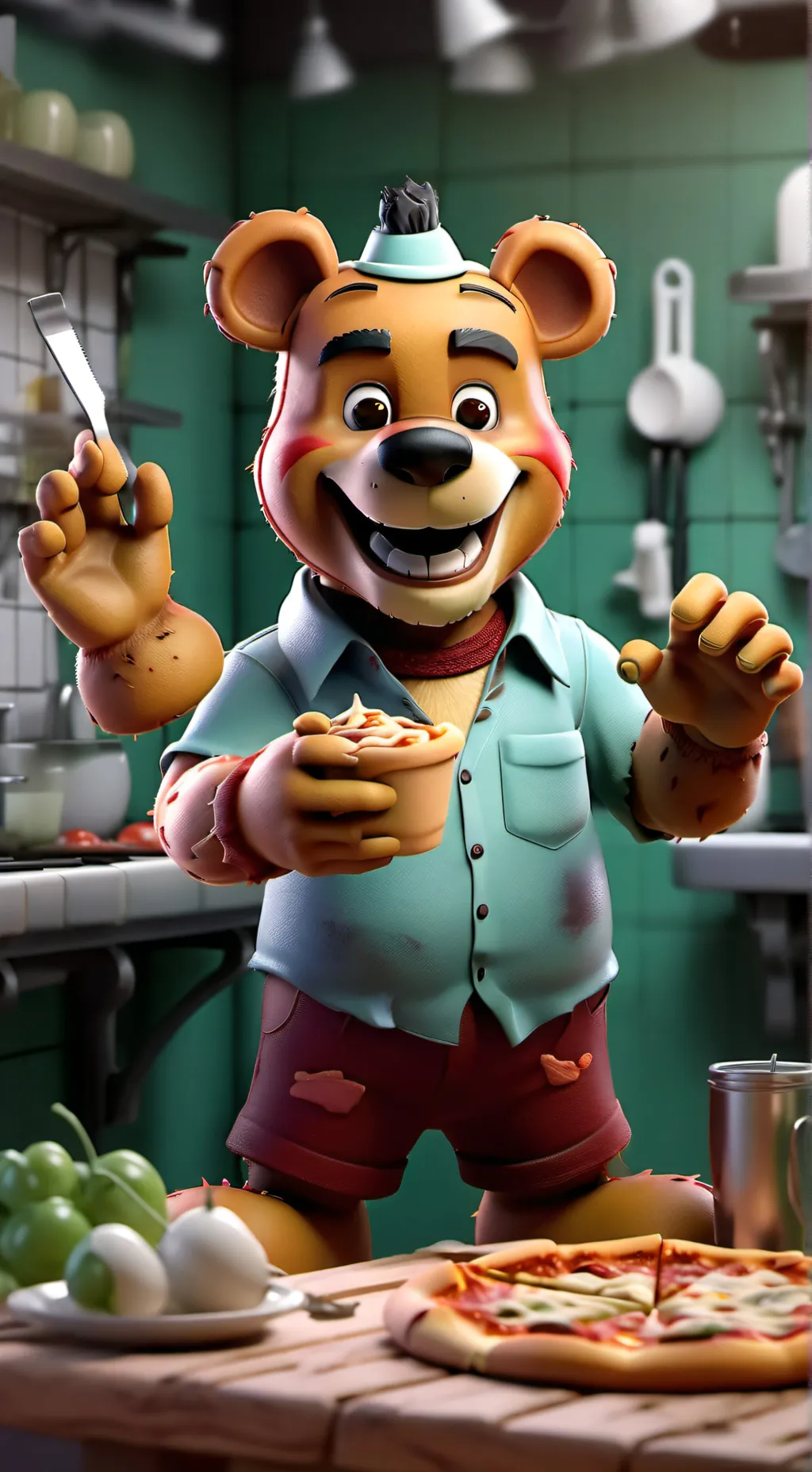 ai character: FNaF 2 (again) background