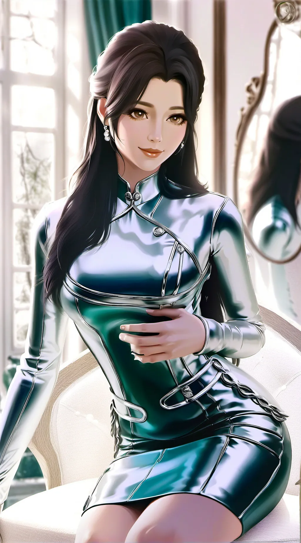 ai character: sua namorada  background