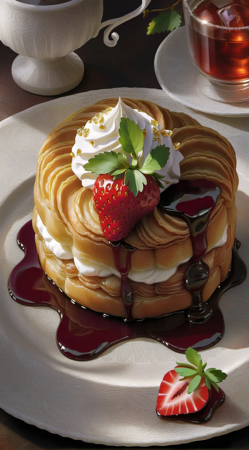 ai character: Freaky Sprout heh. background