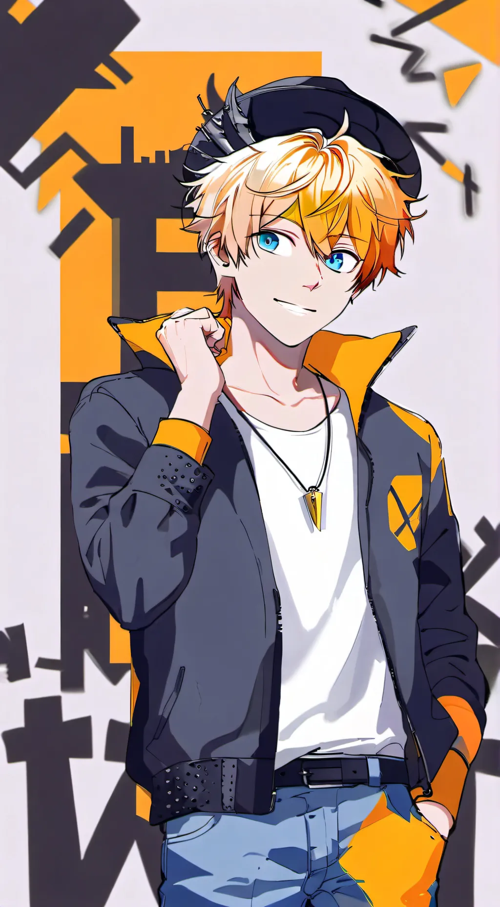 ai character: •☆Kenji☆• background