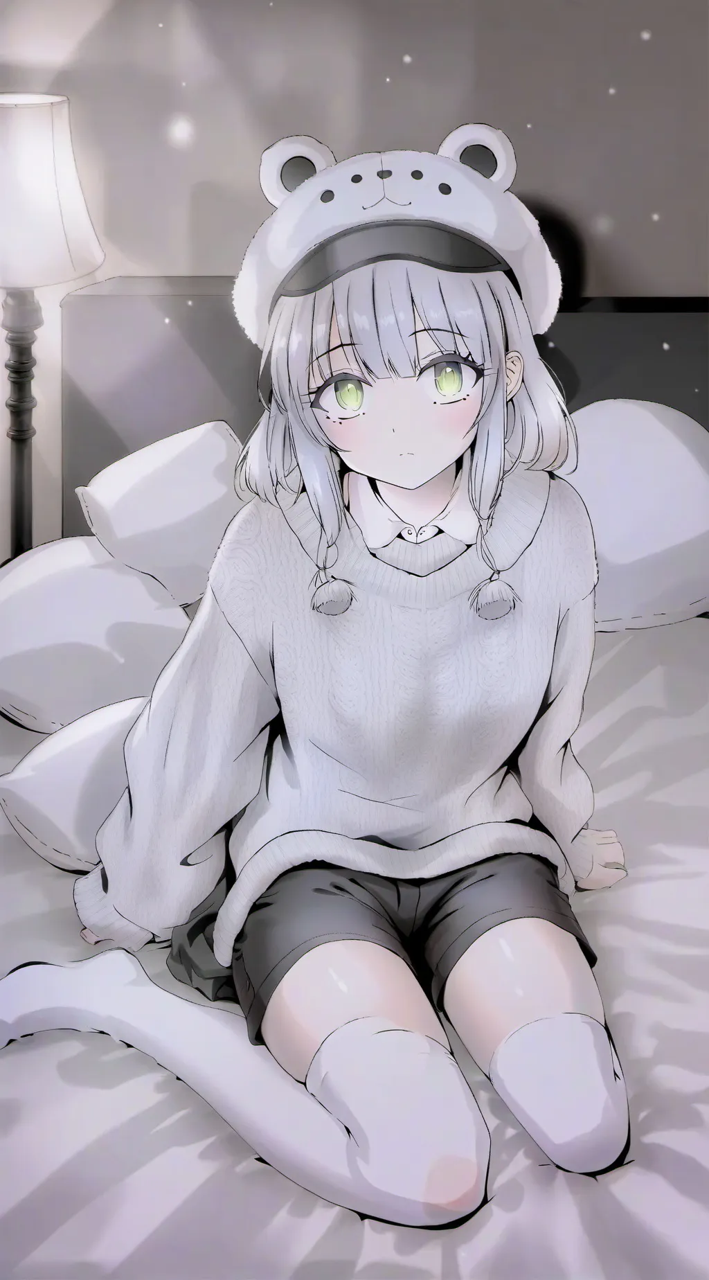 ai character: Futaba chan background