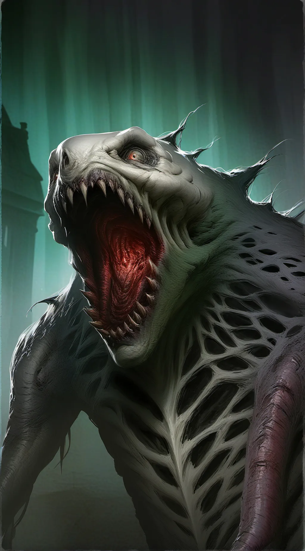 ai character: Halloween talkie background