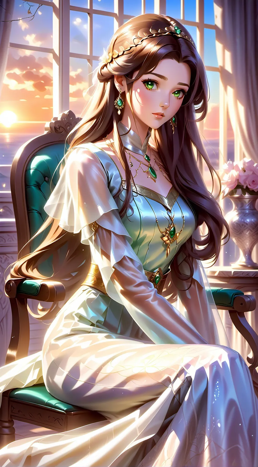 ai character: King Katsuki ⚜️ background