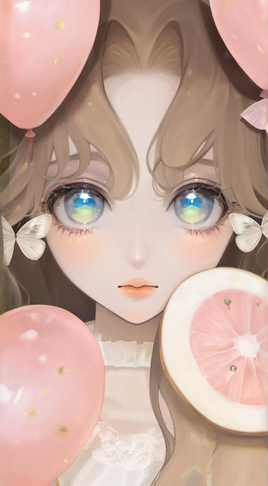 ai character: Autumn  background