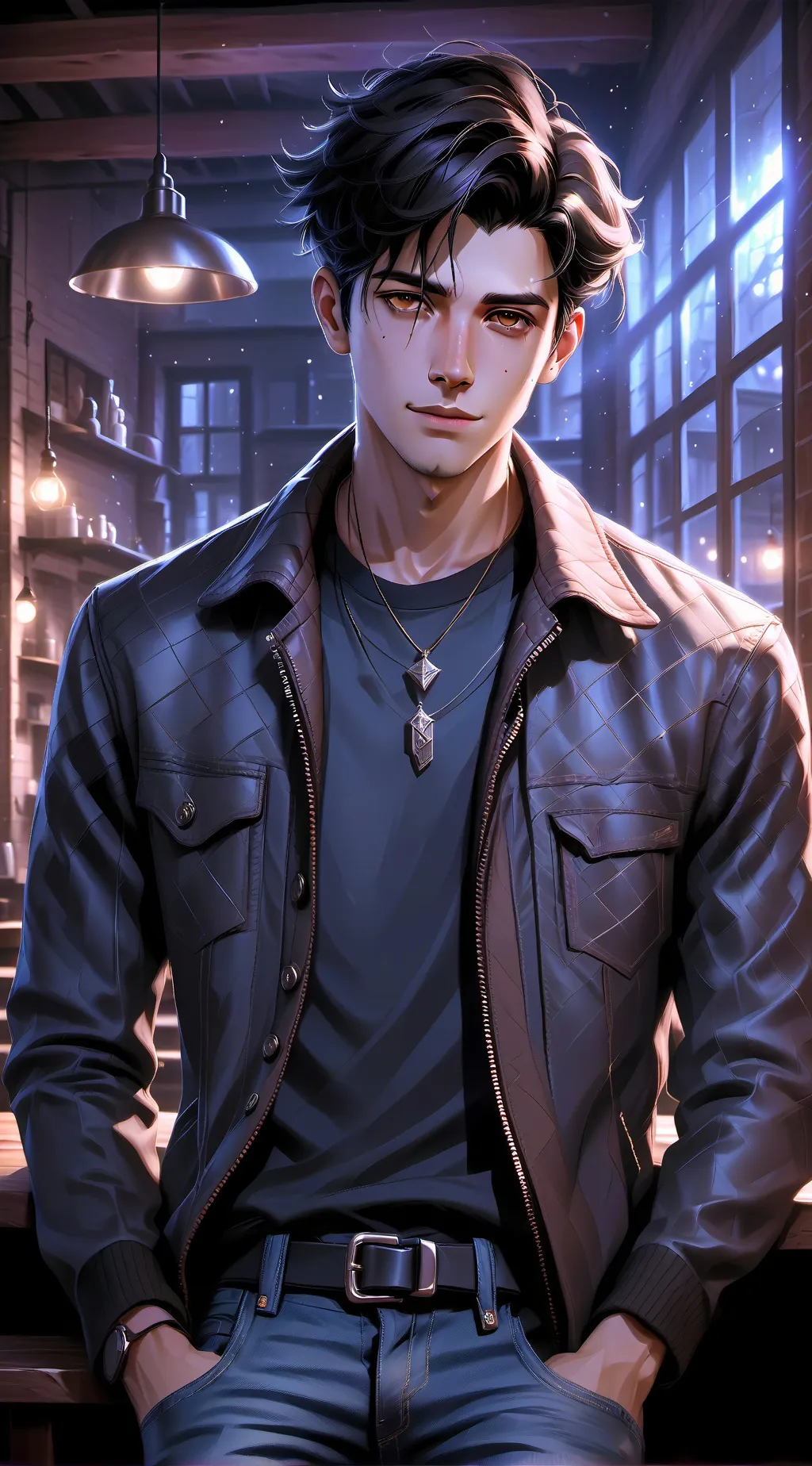 ai character: Javier background