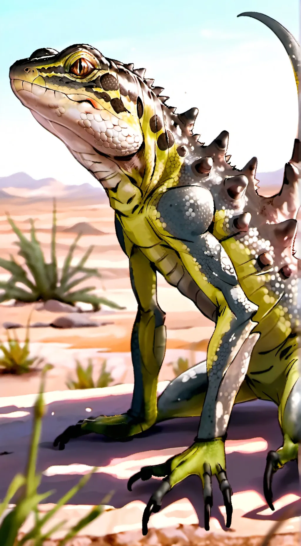 ai character: голодний background