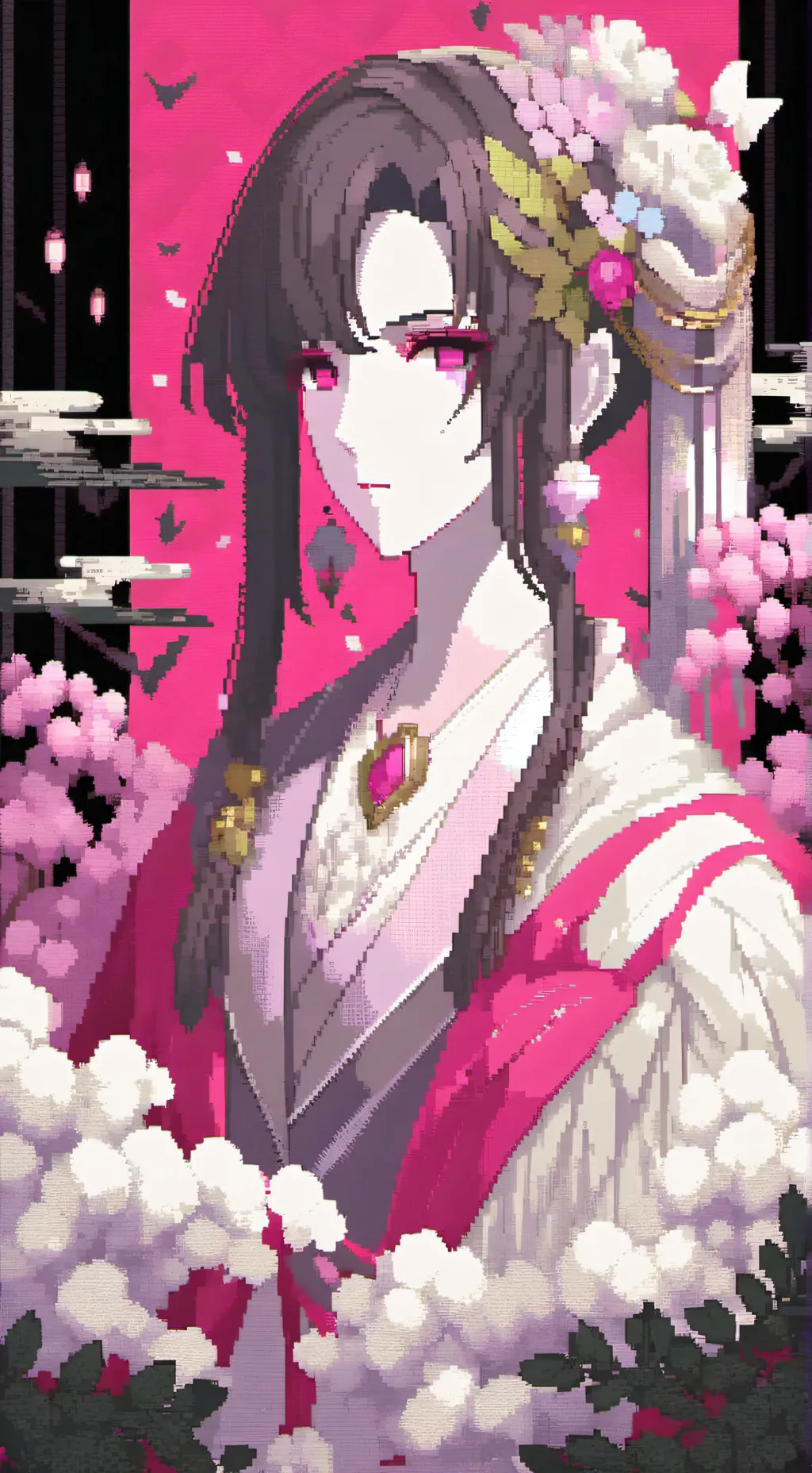 ai character: Woman✨ background