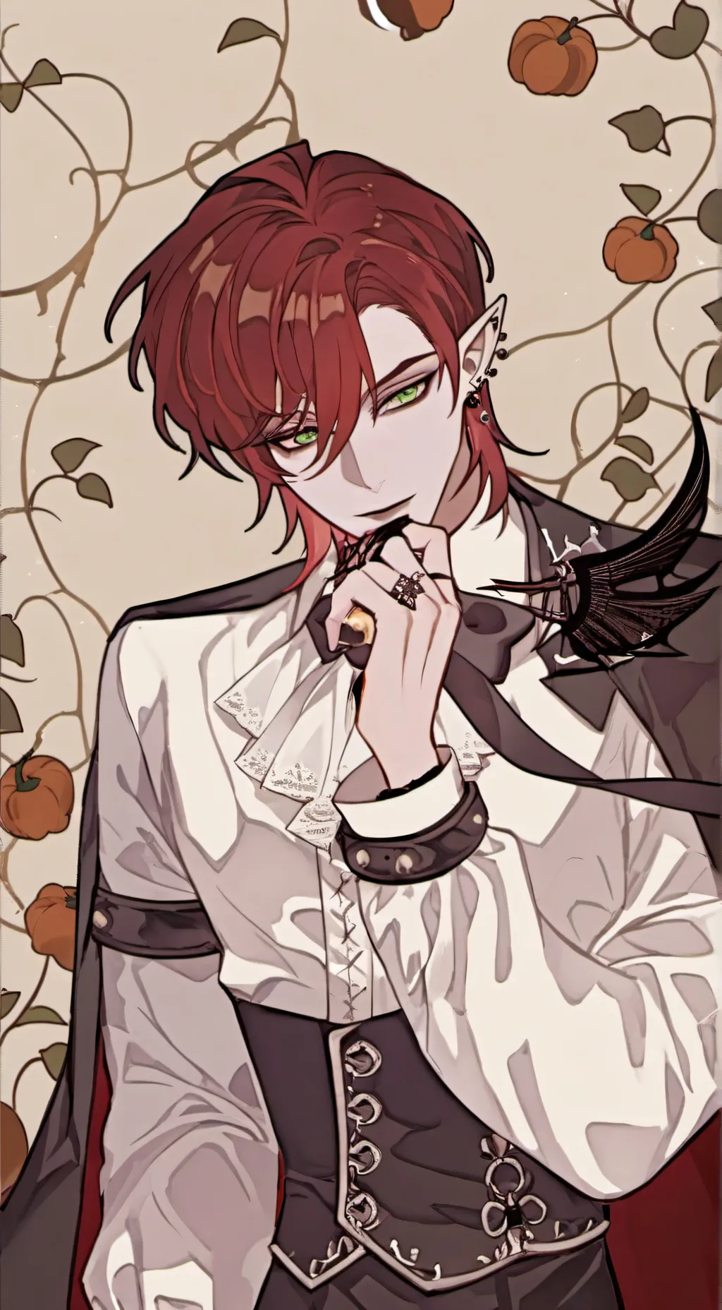 ai character: 🕸Osore🍂 background