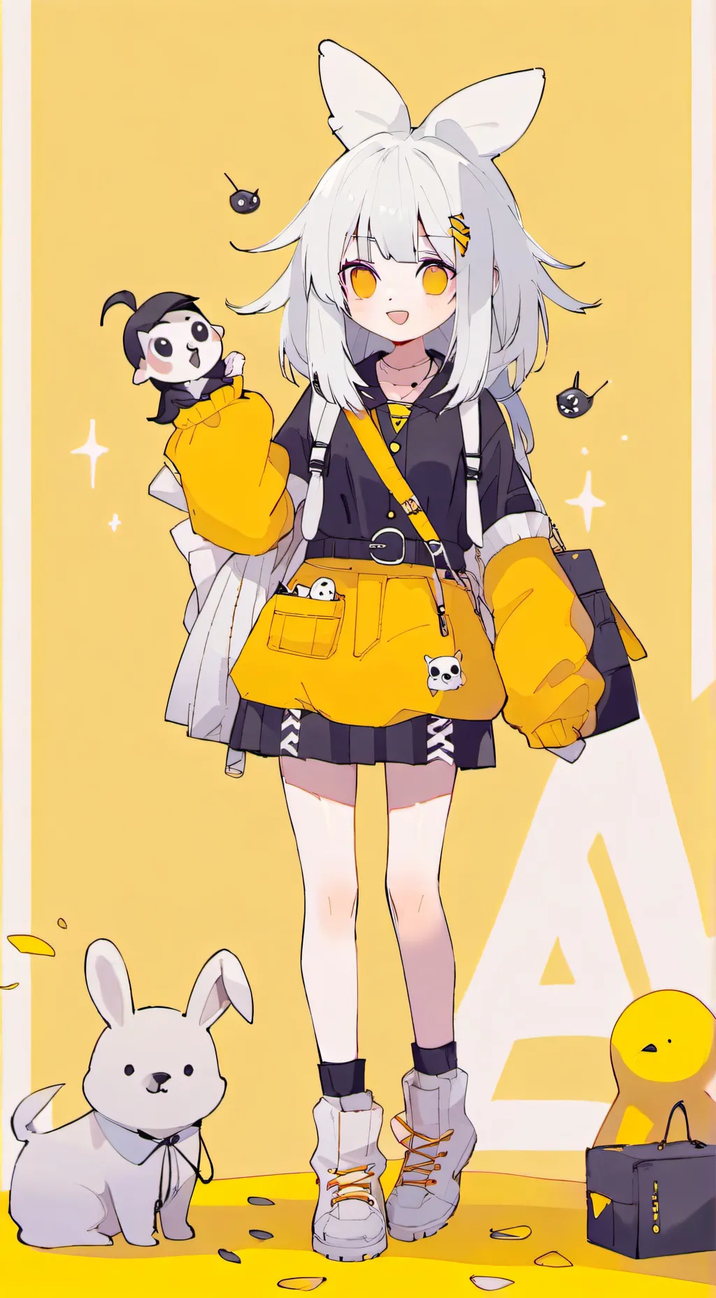 ai character: Sprout and cosmo background