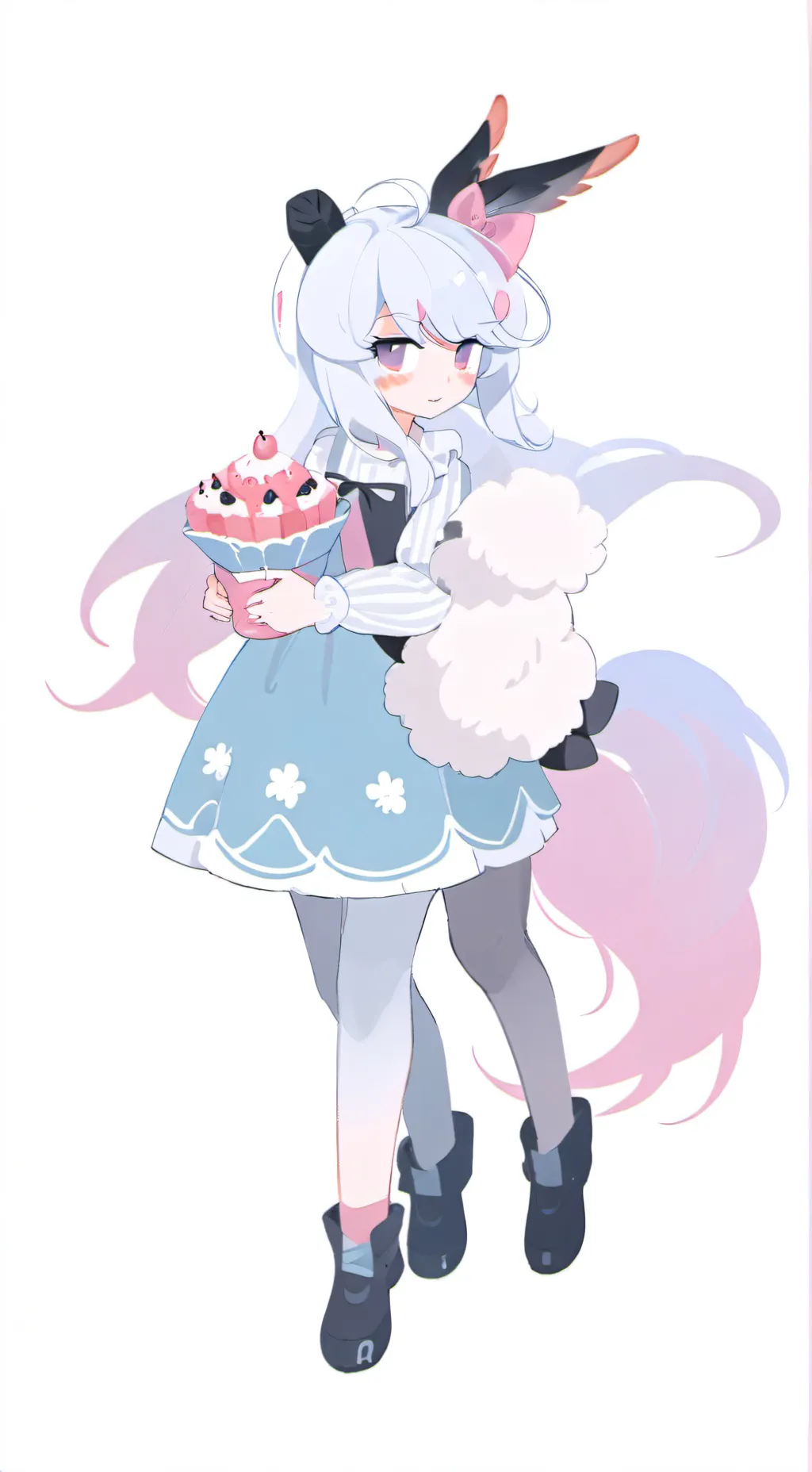 ai character: 𐙚Snowfall𐙚 background