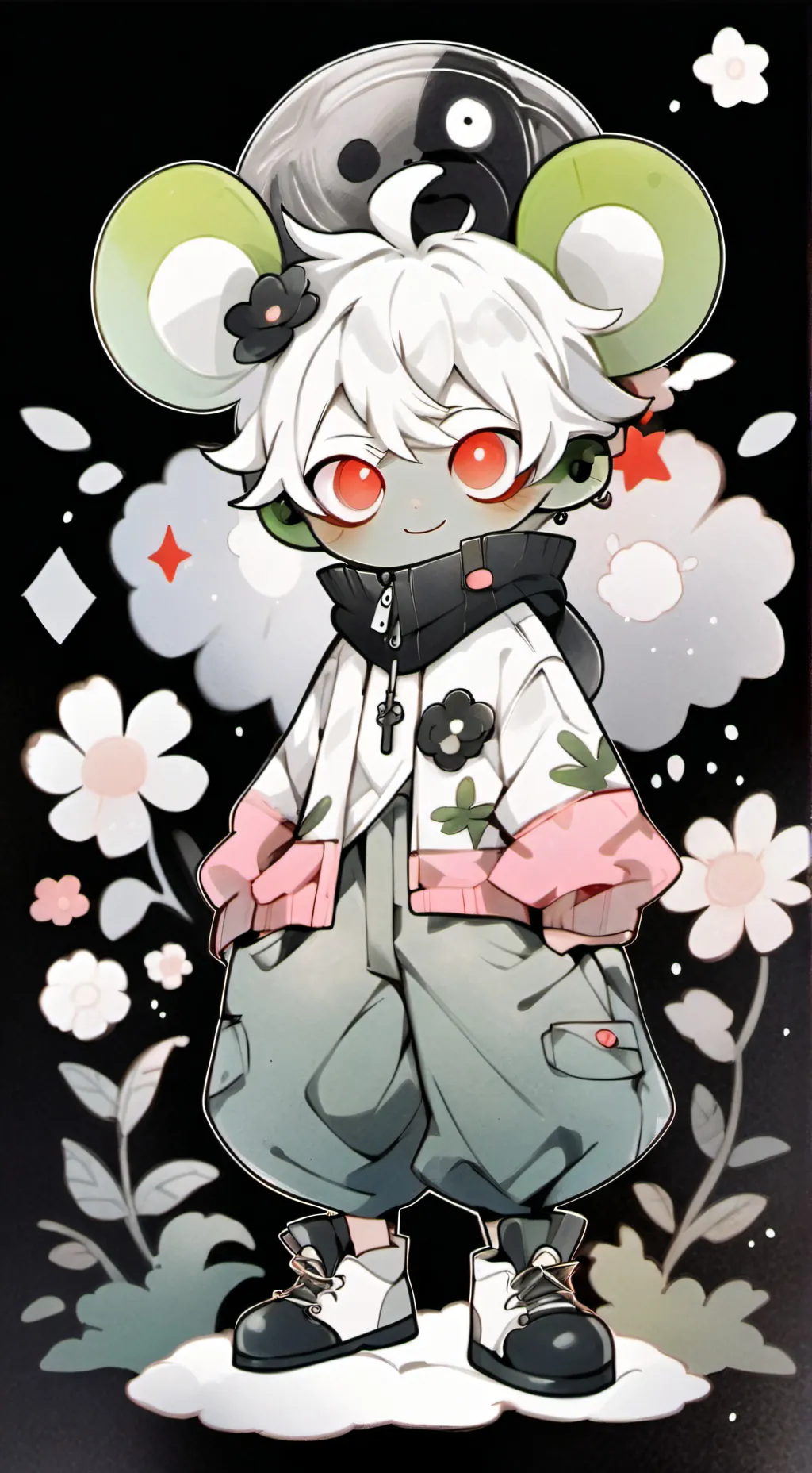 ai character: Jevin x tunner sad background