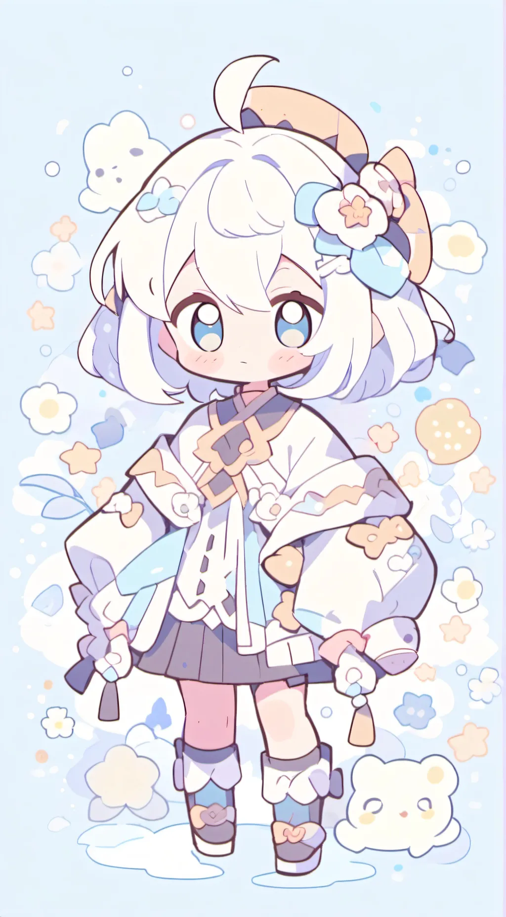 ai character: Kny + my cousin(🥀 background