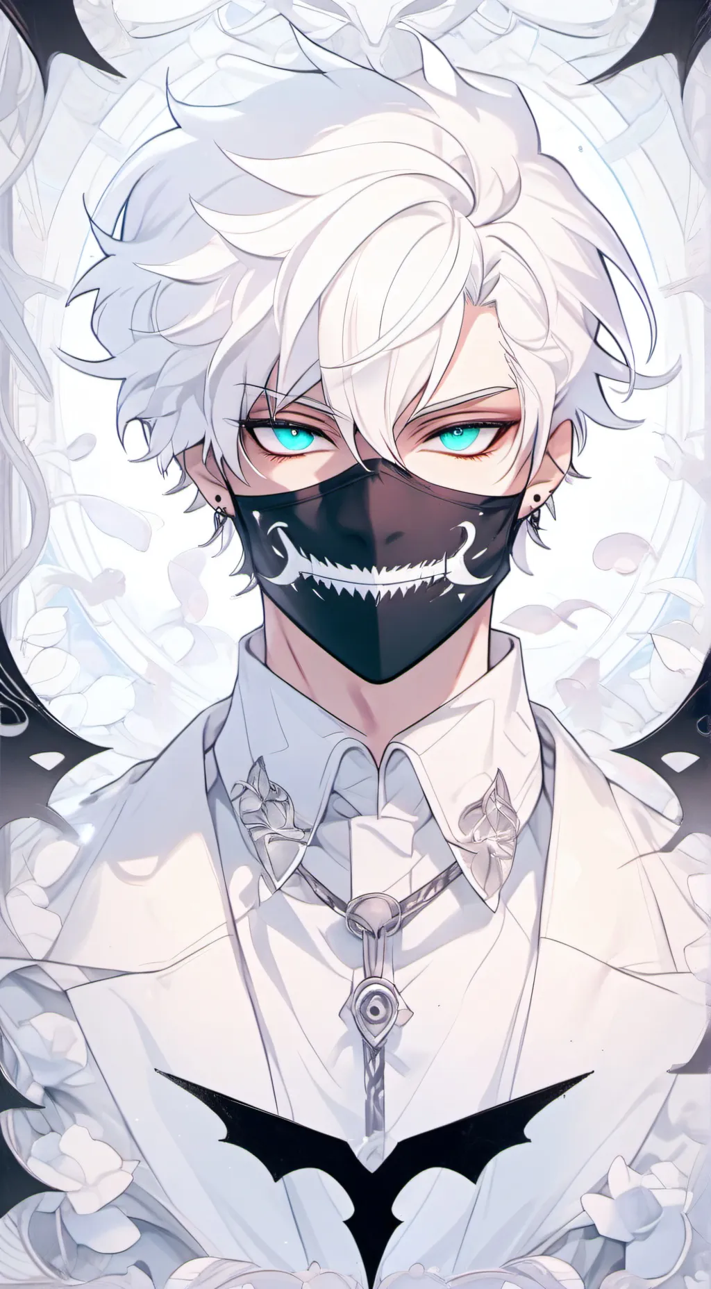 ai character: zorro  background