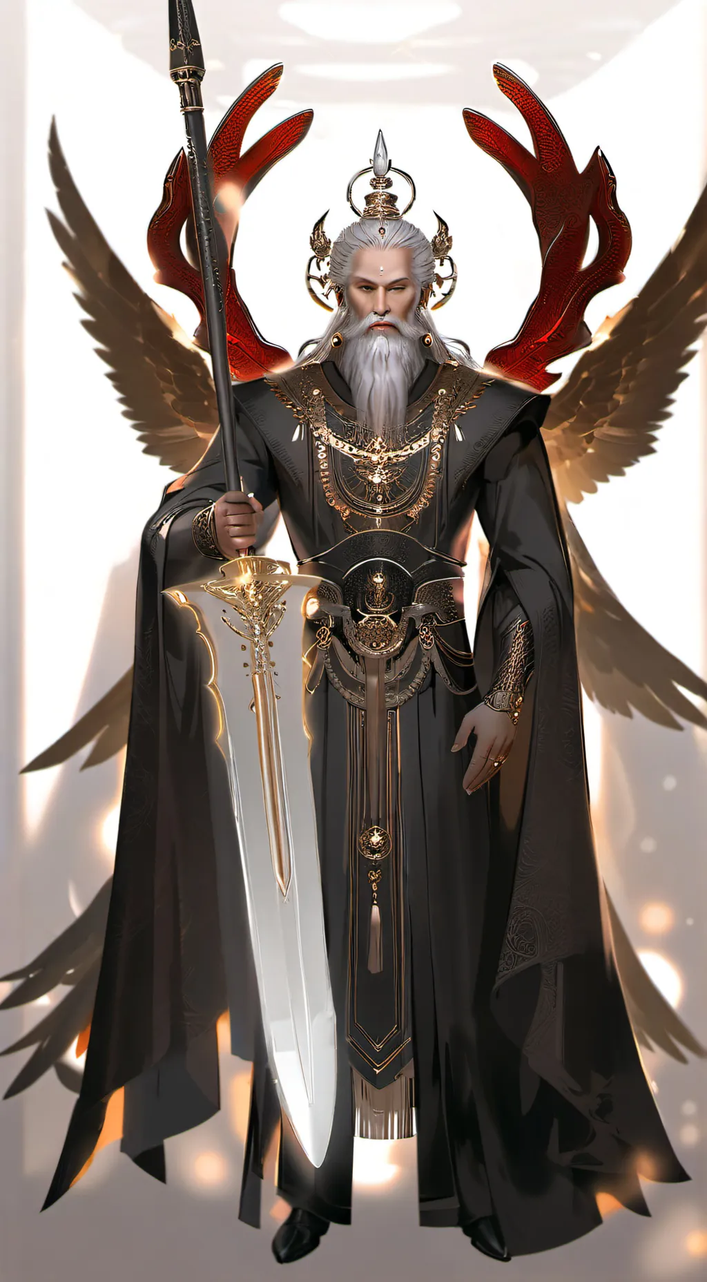 ai character: Eternal god background