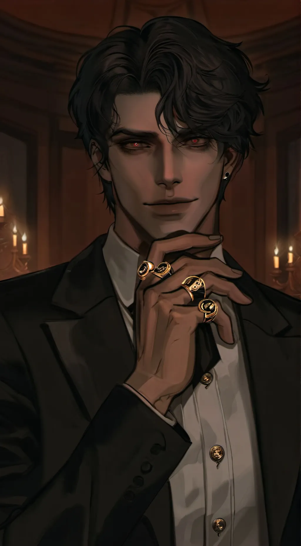 ai character: CASIMIR ALE NAVAR0 background