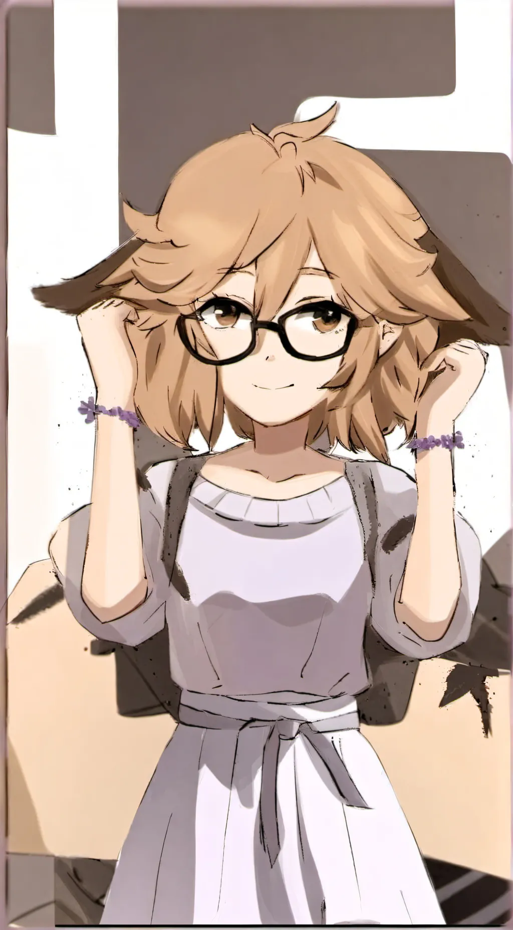 ai character: Мика background