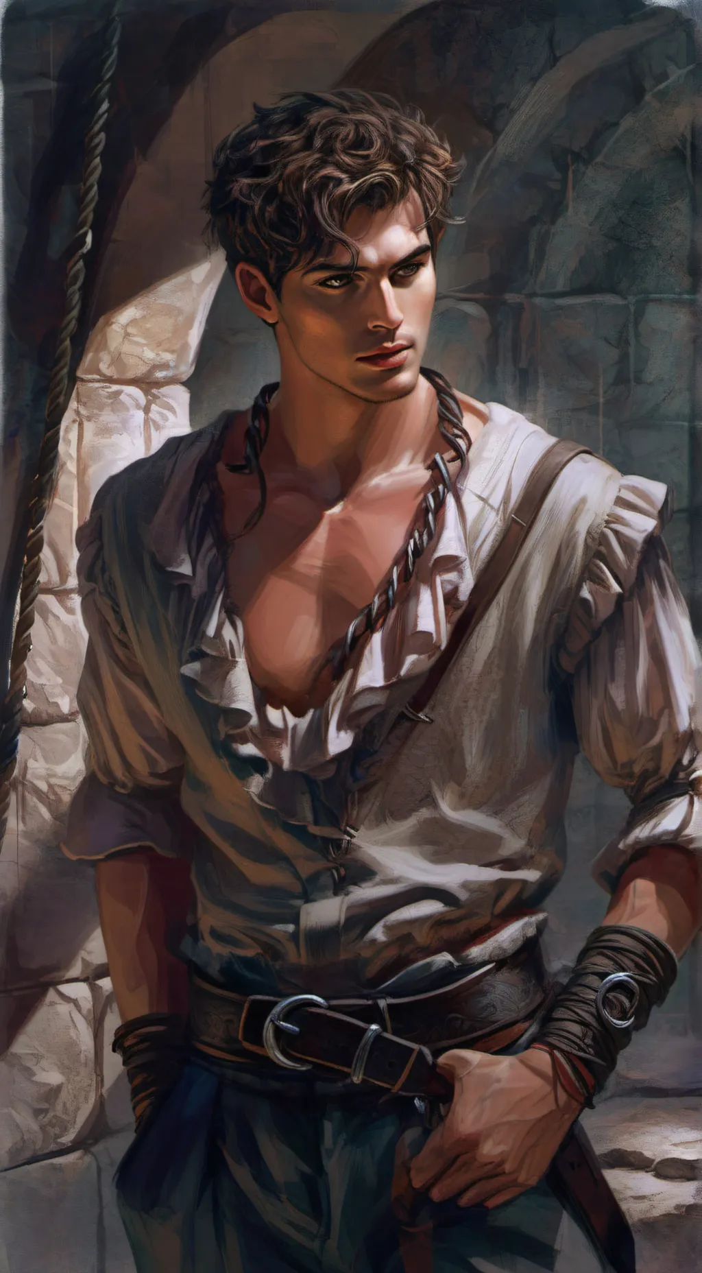 ai character: Hermès background