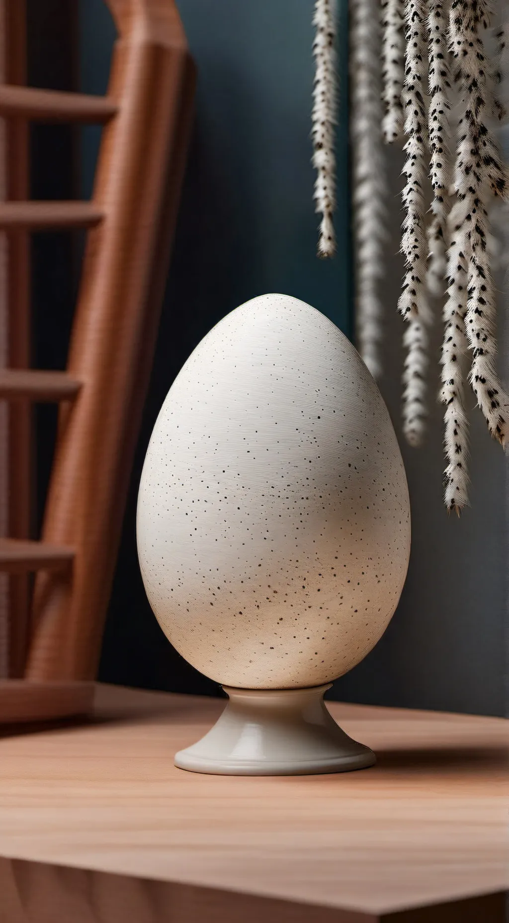 ai character: egg background